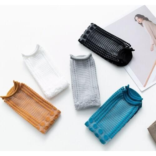 Kasi Womens Socks Thin Breathable Spring And Summer New Dot Japanese Socks Manufacturers Wholesale College Style Girl Korean Ve