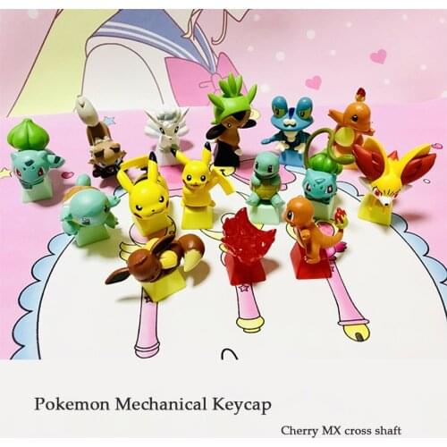 1pc Cartoon Anime Modeling Cherry Mx Axis Keycaps Creativity Mechanical Keyboards Keycap Three-dimensional Personality key Cap