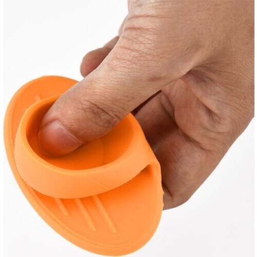 1pc Silicone Finger Clip Anti-hot Kitchen Tools Microwave Insulation Non-slip Oven Mittens Glove for Home Kitchen Accessories
