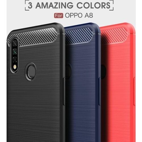 10pcs/lot Business Phone Case For OPPO Realme 6i XT 5 5i X2 Q X K3 C2 3 X lite Pro Reno Z 10 A8 A31 Carbon Fiber Brushed Cover