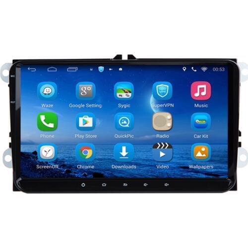 2003-2013 Golf 5 V 6 VI R Plus GTI MK5 Cabriolet Wagon Estate 9 inch Horizontal touch Screen Android Car GPS Navigation Video