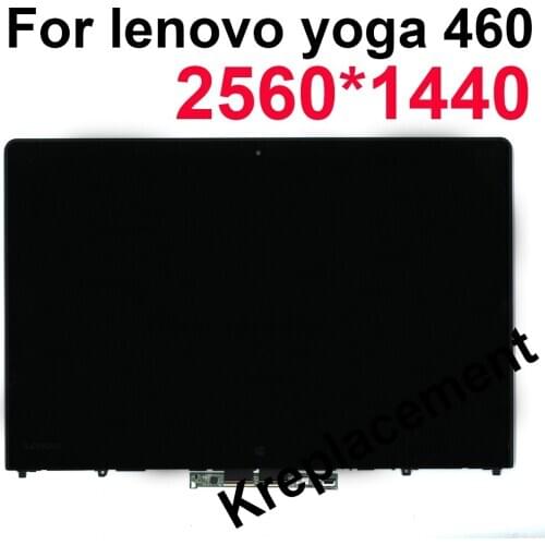 2560x1440 LED LCD Touch Screen Panel Display Assembly Replacement with Frame For Lenovo Thinkpad Yoga 460 20EM001JUS