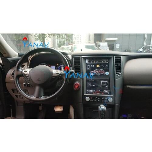 Car Radio dvd Android For-Infiniti FX FX25 FX35 FX37 qx70 GPS Navigation Tesla style Vertical screen DVD multimedia player