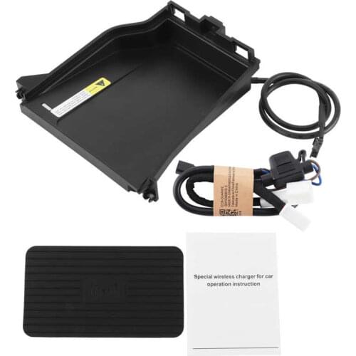 Car Accessories car battery tray Car Wireless Charger Fast Charging Pad 15W Phone Holder Fit for Land Cruiser 2016‑2020