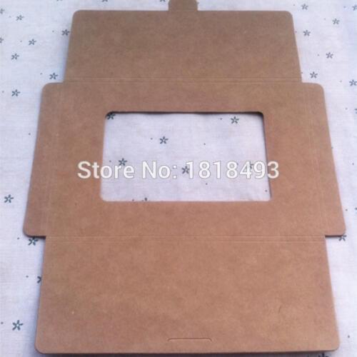 Free shipping 350gsm blank kraft paper postcard envelope 15.0x10.5x0.5CM/packing mailer 40 pcs a lot