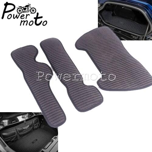 Black Motorcycle Polypropylene Trunk Storage Pad Case For Honda Goldwing 1800 Tour DCT Airbag Models 2018-2020