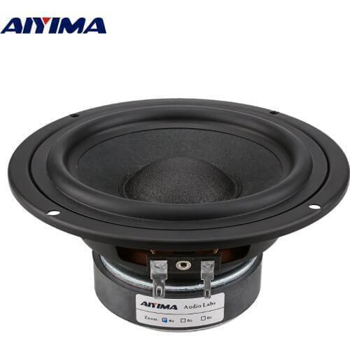 AIYIMA 5.25 Inch Woofer Hifi Fever Sound Speaker Column Bass Loudspeaker 4 8 Ohm 50W Music DIY Speakers For Sound System