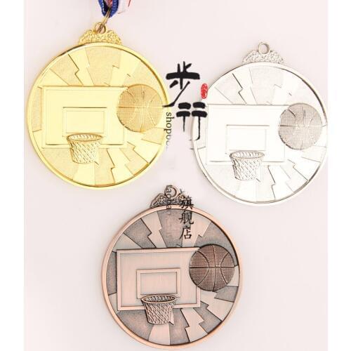 6.7*0.4CM Basketball game Medal Fans Memorial Medals Promotional Souvenir Gifts