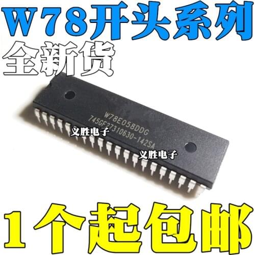 W78E058DDG 58B 052 52 54 58 065 516 365A40DL 054B40DL B-40 Single chip micro control Eight 8051 kernel microcontroller, integr