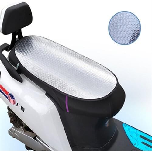 Motorcycle Electric Car Sunscreen Heat Insulation Cushion Waterproof Aluminum Film Heat Insulation Cushion Cooling Protection Pa