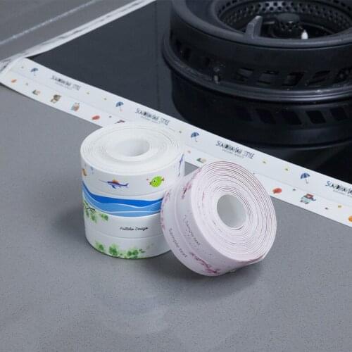 Newly Kitchen Sink Waterproof Sticker Sealing Strips Anti-mold Tape Bathroom Countertop Toilet Gap Self-adhesive Seam Stickers