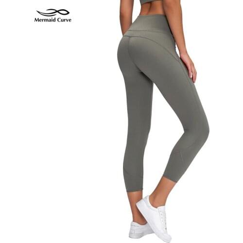 Mermaid Curve In Movement Tight Women Sportswear Fastest-drying Fabric Training Fitness Leggings Feels Cool Capris Yoga Leggings
