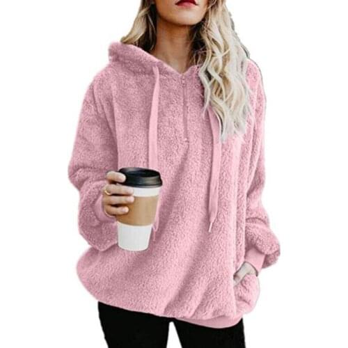Solid Colour Fashion Hoodies WomeS Casual Hip Hop Tentacion Sweatshirt Forever Warm Fleece Pockets Hooded Pullovers