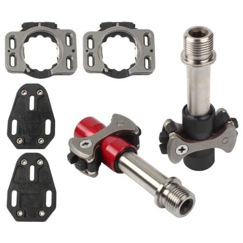 Titanium Alloy Lock Pedal Bicycle Rear Footrest Pedal Foot Pegs Sanpeilin Pedal Lock with Lock Piece
