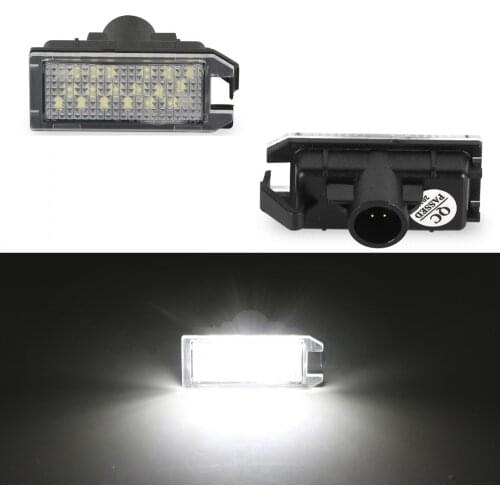 Fits For Jeep Grand Cherokee 14-20 Compass Patriot 14-17 For Dodge Viper 13-17 SMD White Canbus Led License Plate Lights