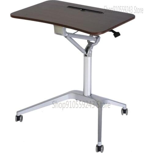 Movable Sofa Bed Side Table Standing Simple Podium Automatic Lifting Computer Desk Notebook Desk