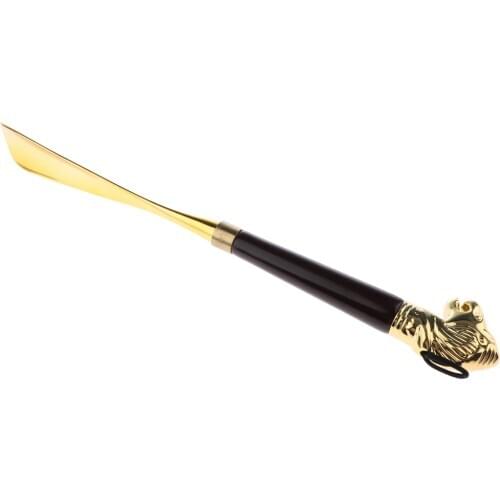 Professional Alloy Shoehorn Shoes Lifter Portable Shoes Care 32cm（12.60in)