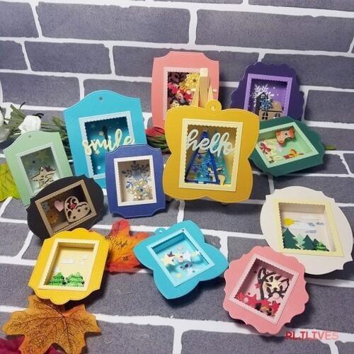 Christmas Decoration Shadow Boxes Metal Cutting Dies Stencils for DIY Paper Cards Scrapbooking photo album Decorative Embossing