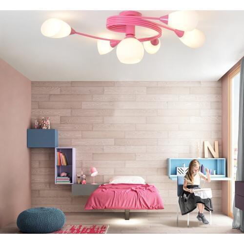 Modern Multicolor industrial Chandelier Ceiling Lamp Indoor Illuminate Lighting LED Living Room Bedroom Children Ceiling Lights