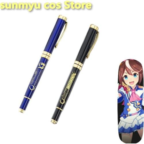 Uma Musume Pretty Derby Special Week Metal Stationery Ballpoint Cosplay Gel Pen Fashion Rollerball Pen Student Gift Umamusume