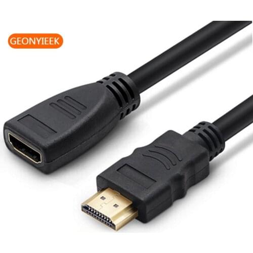 1.5M HDMI-compatible Extension Cable 4K HDMI-compatible 2.0 Male To Female Extender for Computer/HDTV/Laptop/Projector/PS3/4