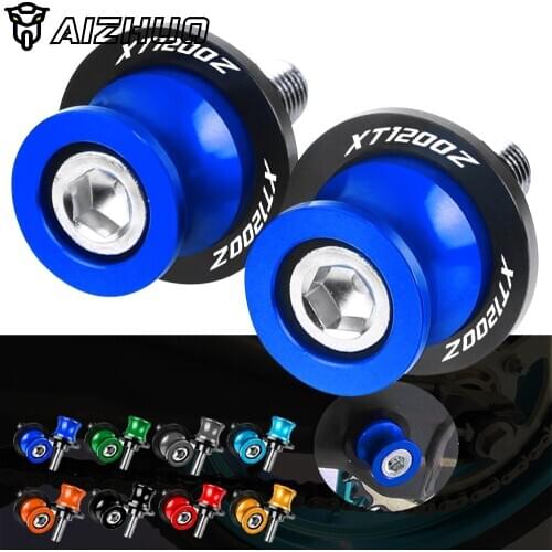 Motorcycle Stand Screw FOR YAMAHA XT 1200 XT1200Z XT1200ZE SUPERTENERE 2010-2018 Swingarm Slider Spools CNC Aluminum Accessories