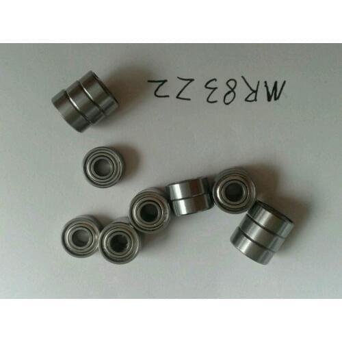 High quality 10Pcs SMR83ZZ Stainless steel bearings 3*8*3mm SMR83ZZ bearing free shipping SU440C