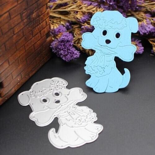 YINISE Metal Cutting Dies For Scrapbooking Stencils Dog ANIMALS DIY Album Cards MAKING Embossing Folder Craft Die Cuts MOLDS