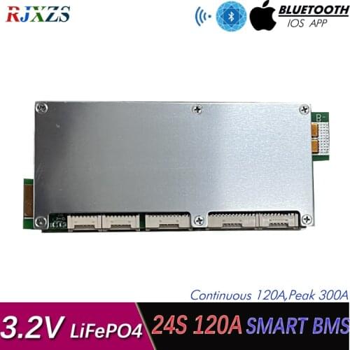 24S 50A/80A/100A/120A LiFePO4 BMS/PCM/PCB battery protection board for 24 Pack 18650 LiFePO4 Battery Cell (ANT BMS smart board)
