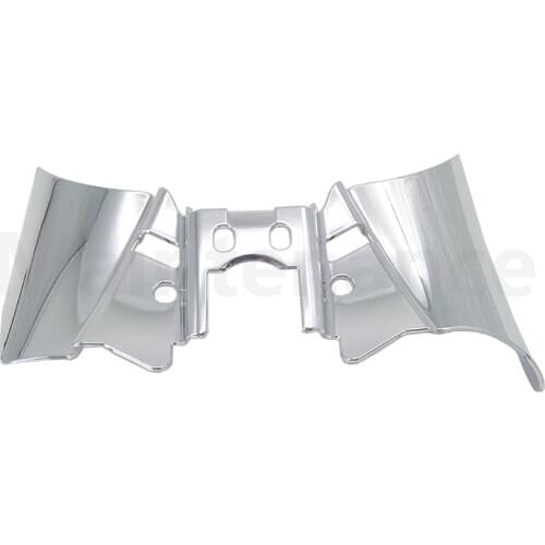 Motorcycle Saddle Shields Heat Deflector Saddle Shields Air Heat Deflector For Harley Dyna Models 1999-2017