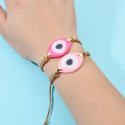 ZMZY New Ethnic Forever Adjustable Friendship Charm Evil Eye Bracelet Femme Pulseras Boho Bracelet Jewelry Women Accessories