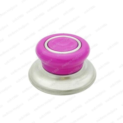 1 PCS Universal Replacement Cookware Kitchen Accessory Knob Screw Handle Pan Hand Grip Handle Cover Fuchsia HT-TT0002-7