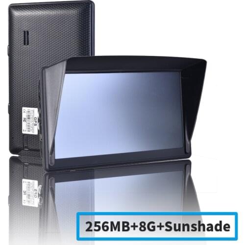 10pcs free shipping 7INCH GPS NAVIAGTION 8G 256MB Capacitive