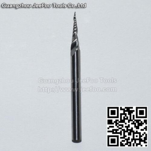 3.175*12*0.5*40L One Flute Spiral Taper Cutter/ cnc engraving tools/One Flute Spiral Bit /Taper Bits