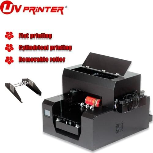 6-color inkjet printer to print flat and cylindrical objects for cosmetic bottle/sphere/photo/mobile phone case printing