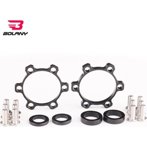 BOLANY Bicycle Hub Adapter Rear Front 15*100To110mm /12*142To148mm Spacer Washer 6 Bolt Standard Thru Axle Conversion Bike Parts