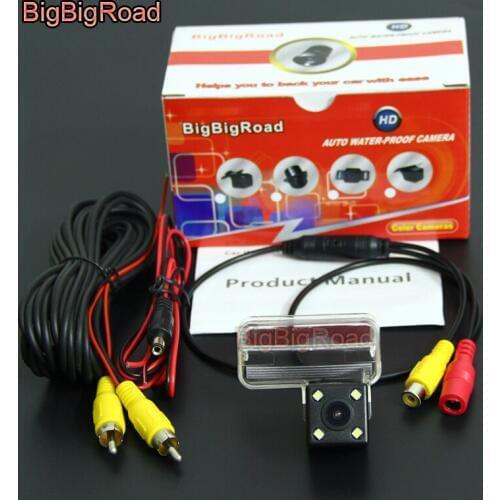 BigBigRoad Car Rear View Backup Camera For Peugeot 407 307 207 206 2003 2004 2005 2006 2007 2008 waterproof Parking Camera