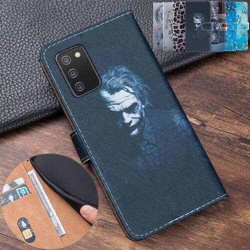 Clown Flip book leather case on For Samsung Galaxy A02s Cover Galaxy A02s A02 s case on For Samsung Galaxy A02s SM A025F Cover