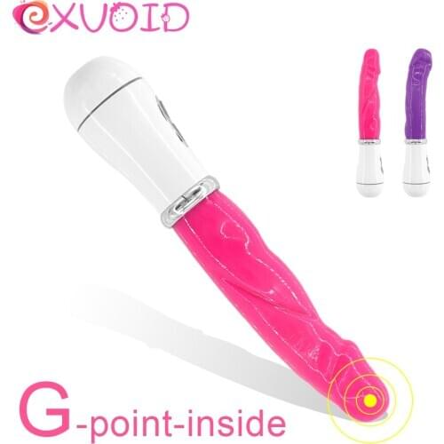 EXVOID Adult Products AV Stick Femme G Spot Massager Dildo Vibrator for woman Vaginal Vibrator Silicone Clit Stimulator Erotic