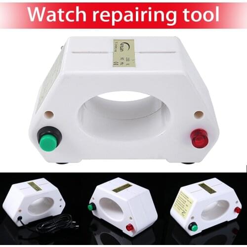 1 Pcs Watch Demagnetizer Watch Repair Tool Adjust Speed Screwdriver Tweezers EU Plug Electrical Demagnetize Watches Accessories