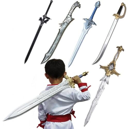 Pu Anime Sword Weapon Childrens Toys Film Television Stage Props Simulation Ninja Katana Knife Samurai Sword Weapon Teen Toys