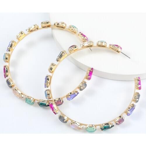 Fashion Simple Metal Water Drop Geometric Earrings Womens Creative Popular Hoop Earrings Party Jewelry Accessories