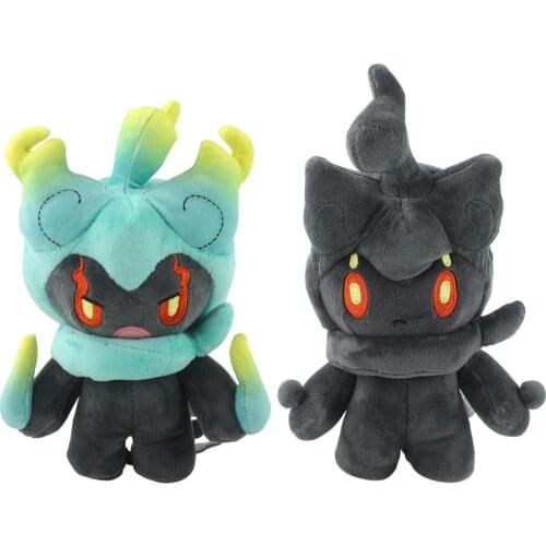 22cm Pokemon 2 Color Games Marshadow Soft Stuffed Animal Doll Cute Animation Peripheral Plush Toys Birthday Present For Child