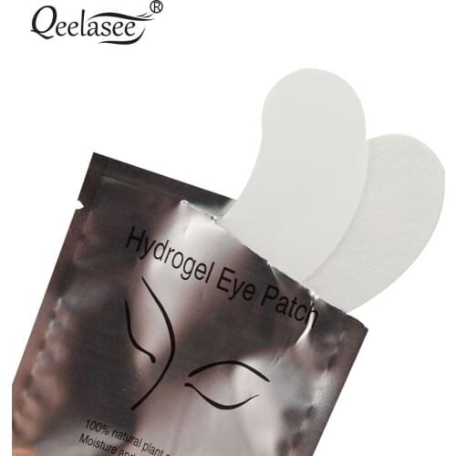 20/50/100 Pairs Eye Patches for Eyelash Extension Hydrogel Gel Under Eye Pads Patches Lint free Stickers for False Eyelashes