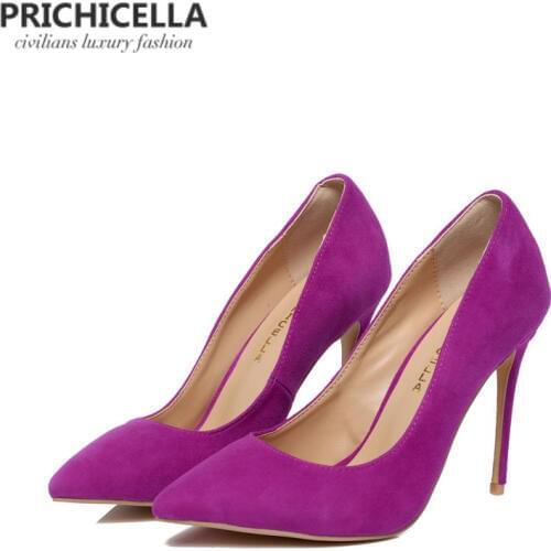 Замшевые туфли-лодочки PRICHICELLA China At AliExpress