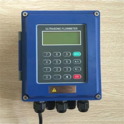 Ultrasonic flow meter wall mounted liquid flowmeter IP67 protection TUF-2000B DN50mm-DN700mm TM-1 Transducer