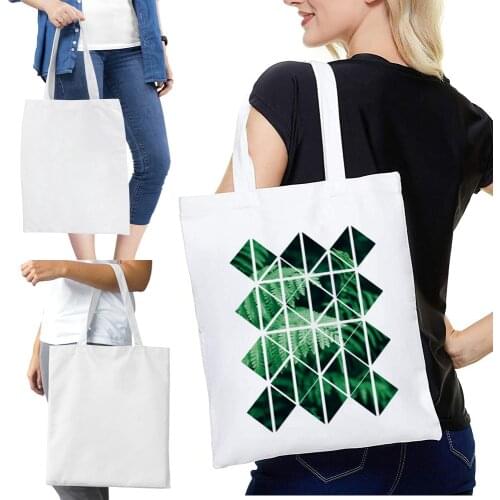 Large Capacity Shopping Bag Women Folding Bag Eco-friendly Supermarket Shopping Bag Shape Series Reusable Portable Shoulder Bag