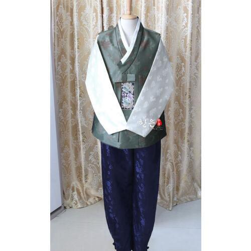 South Korea Imported Hanbok Fabric / Korean Latest Models / Mens Hanbok / Wedding Hanbok