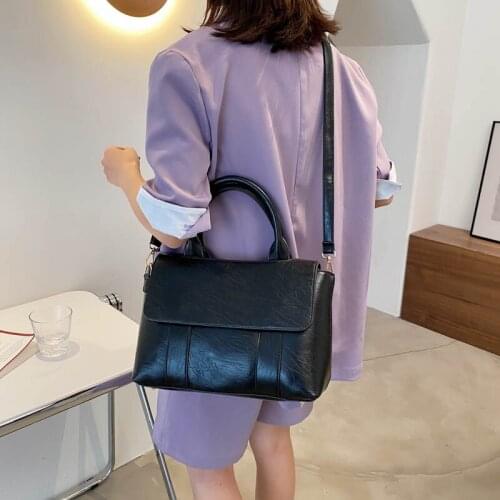 Famous Brands Pu Leather Women Handbags High Quality Large Capacity Ladies Shoulder Messenger Bag Fashion Female Crossbody Bag