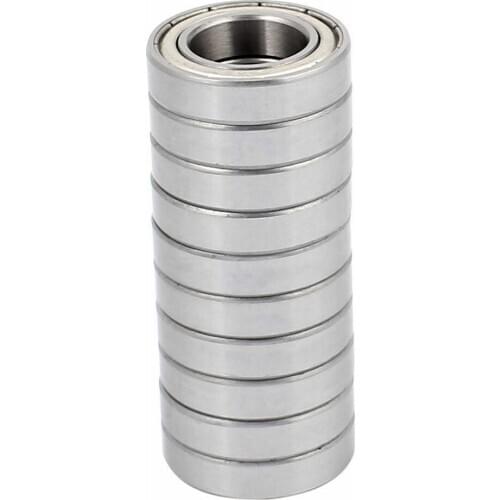 10pcs 6903z Steel Non-noise Low Speeding Deep Groove Bearing Ball 17 x 30 x7mm